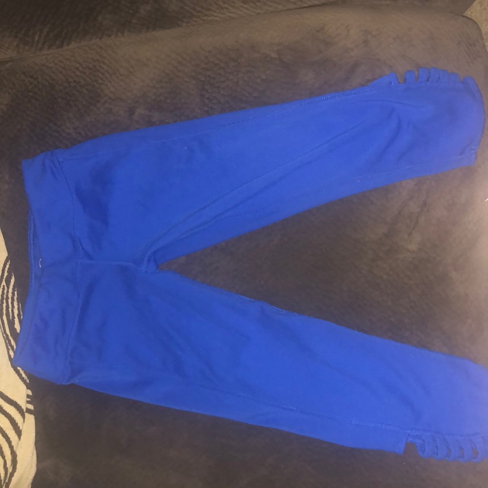 Navy blue workout leggings size 10 in kids